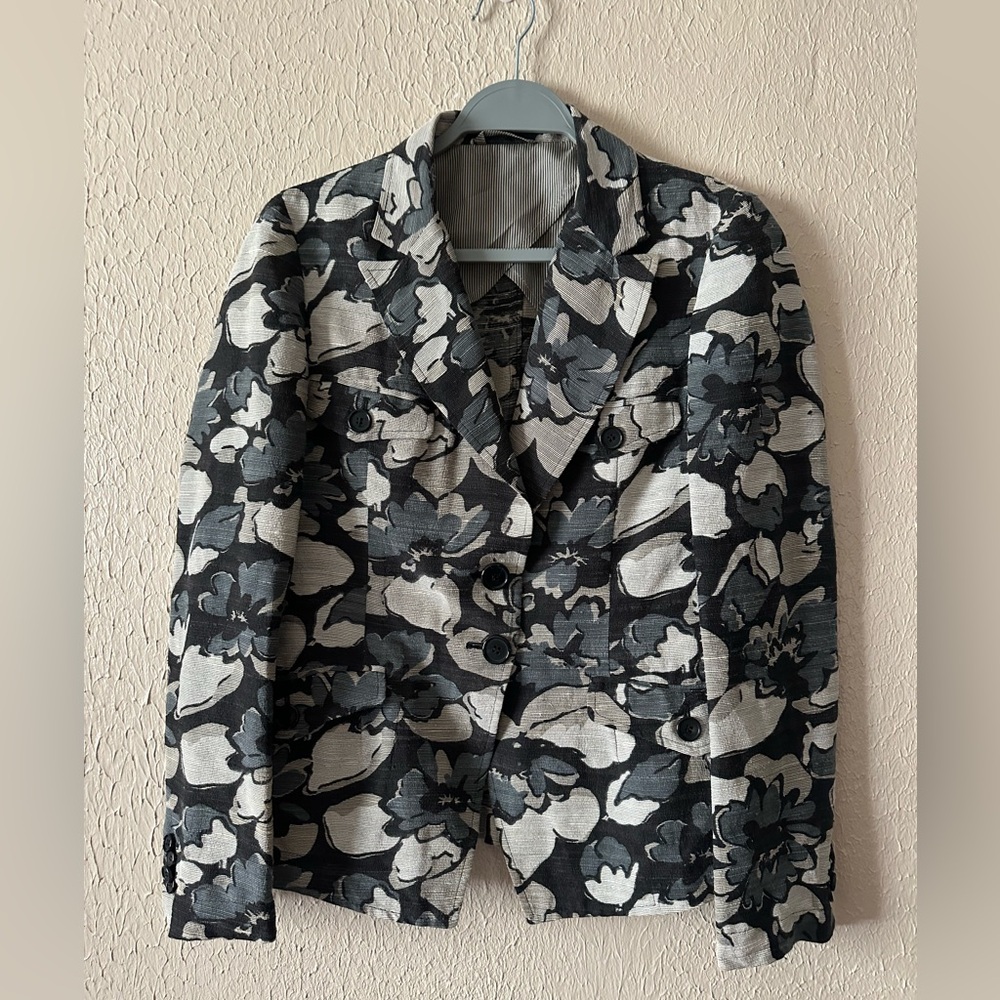 Etro Milano Silk Blend Blazer Jacket Size 42 (6) Women’s Made in Italy Luxury